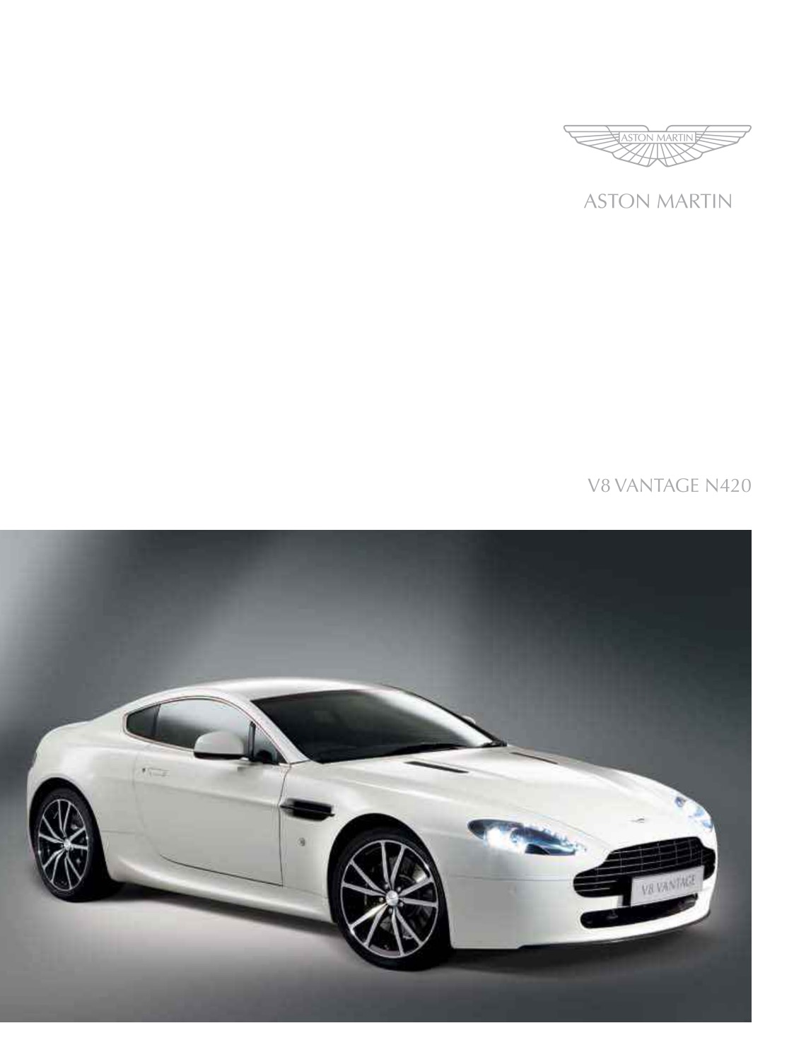 Aston Martin Vantage N420 Brochure Page 3